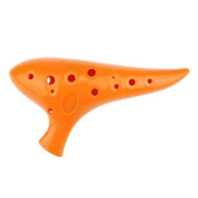 A4-f6 Ocarinawind 612409905734 12-hole Plastic Ocarina Alto C Range Orange