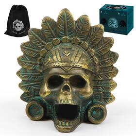 Ocarinawind 612409905840 Inch Ow Aztec Death Whistle - Produces Loud Human-like Screams At Antique Bronze