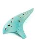 Ocean Notes 12 Hole Sweet Potato Ocarina Graceful Shape Pottery In