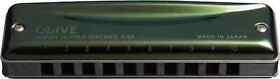 C-20-d Olive 10 Hole Diatonic Key D