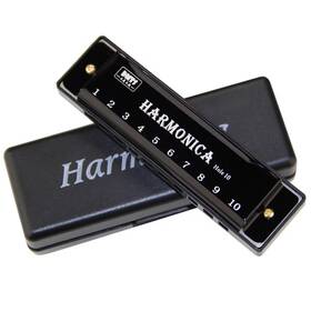Onestop-stores 726084597532 Harmonica Key Of C 10 Hole Diatonic With Case For Beginner Students