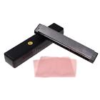 Pdy1836684830426bn Swan Tremolo Harmonica Mouth Organ Double Holes Key Case Silver
