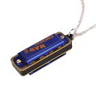 Qc7ywufebw General Mini Harmonica Hole Tone Necklace Blue