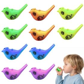Qitdusy Torv10lqj-hbzus 10pcs Bird Whistle Whistles Bulk Water Multi-pack Random Color