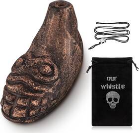 Hat-relaxweex-1289 Relaxweex Aztec Death Whistle Up To 125 Decibels Loudest Scream Authentic Human