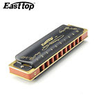 Rlv388357 Easttop Portable Professional Hole Blues Harmonica Bb Key Marine Band