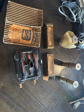 Rolmonica R-6011 Vintage 1928 Bakelite Player Harmonica With Original Box And Music Rolls