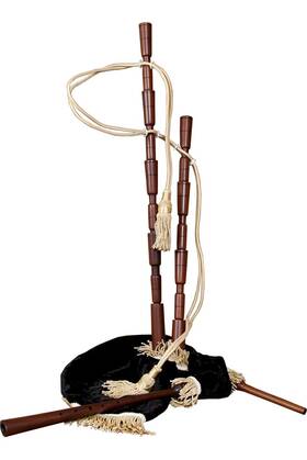 Roosebeck 844731052682 Medieval Sheesham Bagpipe Without Mounts With Black Velvet Cover