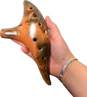 Ruoswte 313107481482 Ocarina 12 Hole Alto C Professional Playing Instrument Wind Instrumen