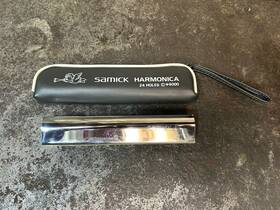 W6000 Samick Harmonica 24 Hole Key Of C With Case