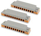 Sc50-3pk Silver Creek Diamondback Harmonica