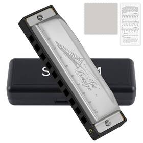 Sdream 717206347043 Blues Harmonica For Adults Beginner Professional Students Musician Key Of C 1