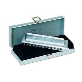 52488c Seydel Chromatic Saxony Harmonica Orchestra C Matte Chrome