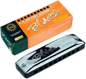 Seydel 696539241368 Blues Session Standard Harmonica Low D