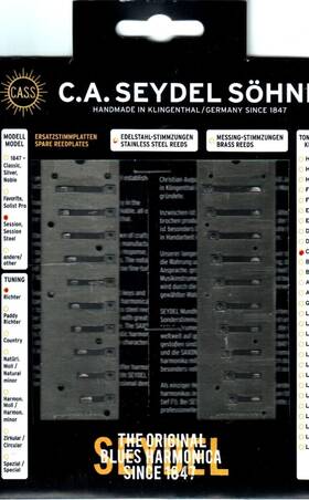Seydel 818937022367 Session And Steel Harmonica Replacement Reedplates Pick A Key