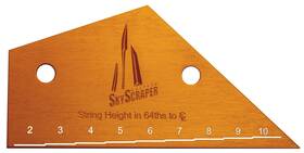 4334260921 Skyscraper Guitars Fret Rocker And String Height Gauge - Deadly Accurate 100% Made In ... Fast Ship