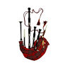 Smc-1000 Shearman Co Highland Bagpipe Made Of High Quality Rosewood