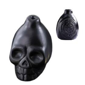 Sokurdeg 733557394086 Aztec Skull Scream Whistle - Large Black Large-black