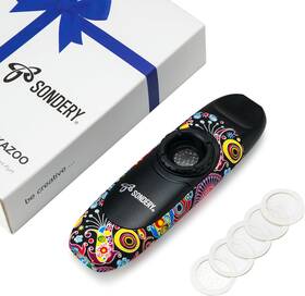 Sondery 445036975916 Professional Kazoo Wind Instrument With 5 Membranes Lanyard And Pouch