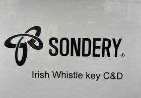 Sondery Music 959556920376 Irish Whistle Penny Key Of C And D Aluminium Siacd New Seal