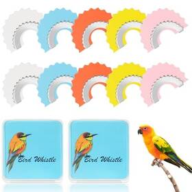 Toys-10 Sonwyoung 10 Pcs Bird Whistle Caller Tongue Original Tweeting Noisemaker Toys