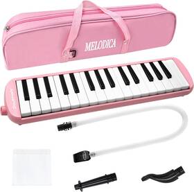 Soulmate 445034437447 32-key Melodica For Kids And Beginners Double Mouthpiece Air Piano Keyboa