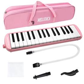 B0btnmg5hw Soulmate 32-key Melodica For Kids And Beginners Double Mouthpiece Air Piano Keyboa