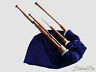 Ssp-c11 Hakam Din Scottish Smallpipes In Bb Cocobolo Wood Mouth Blown