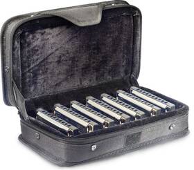 Bjh-b20 Stagg 882030177125 Set1 Blues Harmonica Set