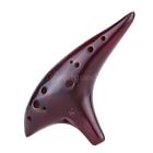 Stc3091271549623bf Holes Ceramic Ocarina Flute Alto Smoked Burn Submarine Style