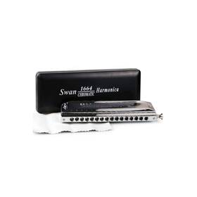 Sutila 710783977858 Swan 10/12/16 Holes C Key Sliver Chromatic Harmonica Standard Harmo