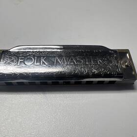 1072folkmaster-c Suzuki Folkmaster Diatonic Blues Harmonica