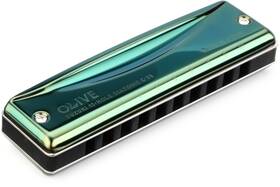 C-20-c-u Suzuki C-20 Olive 10-hole Diatonic Harmonica - C Major