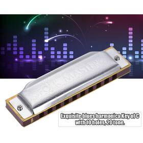 Lde5708910783277fx Suzuki 1072-b Folkmaster Standard 10-hole Diatonic Harmonica Of B 20 O0h0