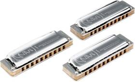 M-20-mp-u Suzuki M-20 Manji 10-hole Diatonic Harmonicas - 3-piece Set