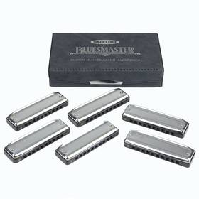 Mr-250-s-u Suzuki 6 Piece Bluesmaster Set Pro 10-hole Diatonic Harmonica - Mr-250-s