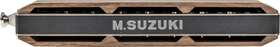 Sre-80tb-u Suzuki S-64cw Sirius 16 Hole Chromatic Cross Harmonica. Wood Cover