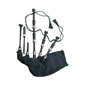 Bw29000-2 Tartancity Tc Bagpipes Beginner Full Set With Book Learn To Play Bagpipe