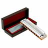 Tbs111 East Top Holes Professional Diatonic Blues Harmonica Key 611029295416