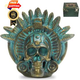 Tegaja Adw01 Screaming Aztec Death Whistle - Loudest Authentic Human Ancient Bronze