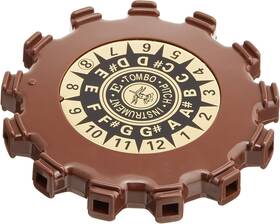 901890 Tombo P-13e Tombow Chromatic Tuning Whistle Pitch Pipe E Scale Braun