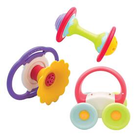 Toylab K31001 Whistle Shake And Roll Rattles - Set Of 3