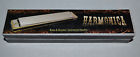Unbranded Harmonica Brass Chrome Instrument Quality 20 Note With Box 6 Inches 640990789907