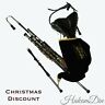 Up-a3 Hakam Din Irish Uilleann Pipes Full Set African Blackwood Christmas