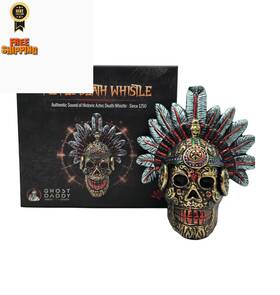 Us Ghost Adventures 860011003830 Aztec Screaming Death Whistle Large 7 Inch Tall 126 Decibels Loudest White