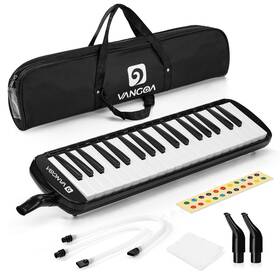Vms-7 Vangoa 37 Key Melodica Musical Instrument Soprano Air Piano Keyboard With C