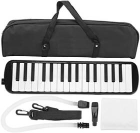Lifeo0h7timggr-11 Vbest Life 32 Key Melodica Instrument Keyboard Piano Style With Mouthpiecetube Sets And Car