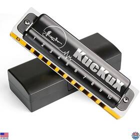 B0dfx2ksrp Visit The Kuckux Store Diatonic Harmonica In D Key 10 Holes 20 Tones Easy-clean Cover Blues Harp