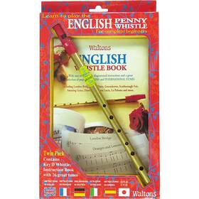 634106 Waltons English Penny Whistle Value Pack