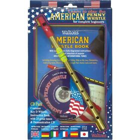 634092 Waltons American Penny Whistle Cd Pack